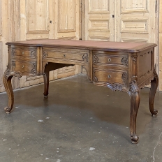 Antique French Louis XV Walnut Double-Faced Desk