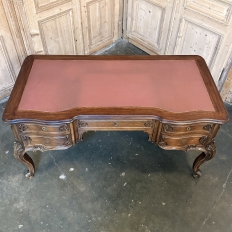 Antique French Louis XV Walnut Double-Faced Desk