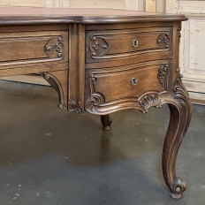 Antique French Louis XV Walnut Double-Faced Desk