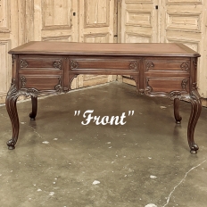 Antique French Louis XV Walnut Double-Faced Desk