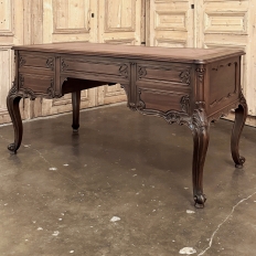 Antique French Louis XV Walnut Double-Faced Desk