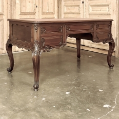 Antique French Louis XV Walnut Double-Faced Desk
