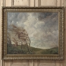 19th Century Framed Oil Painting on Canvas