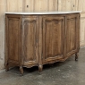 18th Century French Louis XV Walnut Buffet ~ Credenza with Carrara Marble
