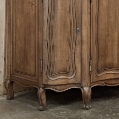 18th Century French Louis XV Walnut Buffet ~ Credenza with Carrara Marble