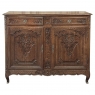 Antique Country French Louis XIV Oak Buffet