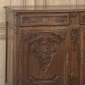 Antique Country French Louis XIV Oak Buffet