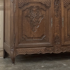 Antique Country French Louis XIV Oak Buffet