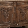 Antique Country French Louis XIV Oak Buffet