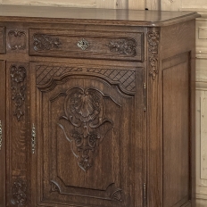 Antique Country French Louis XIV Oak Buffet