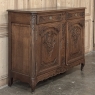 Antique Country French Louis XIV Oak Buffet