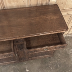 Antique Country French Louis XIV Oak Buffet