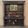 Grand Antique French Renaissance Walnut Bookcase