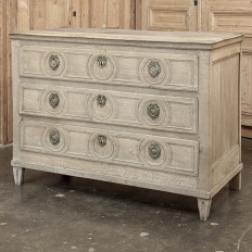 18th Century French Louis XVI Period Commode in Stripped Oak