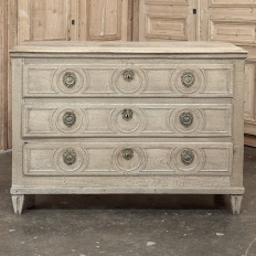 18th Century French Louis XVI Period Commode in Stripped Oak