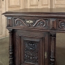 Antique French Neoclassical Henri II Oak Partner's Desk