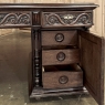 Antique French Neoclassical Henri II Oak Partner's Desk