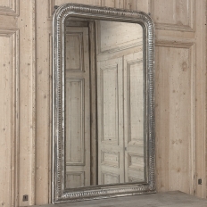 19th Century French Louis Philippe Silver Mirror