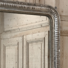 19th Century French Louis Philippe Silver Mirror