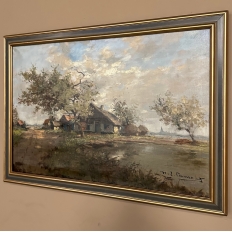 Antique Framed Oil Painting on Canvas by Henri J. Pauwels (1903-1983)