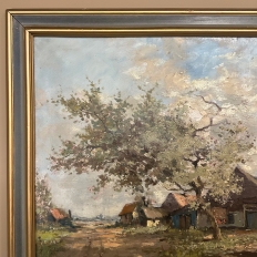 Antique Framed Oil Painting on Canvas by Henri J. Pauwels (1903-1983)