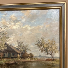 Antique Framed Oil Painting on Canvas by Henri J. Pauwels (1903-1983)