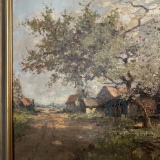 Antique Framed Oil Painting on Canvas by Henri J. Pauwels (1903-1983)
