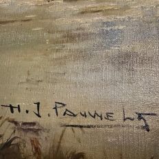 Antique Framed Oil Painting on Canvas by Henri J. Pauwels (1903-1983)