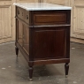 19th Century French Louis XVI Mahogany Buffet ~ Credenza with Carrara Marble