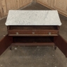 19th Century French Louis XVI Mahogany Buffet ~ Credenza with Carrara Marble