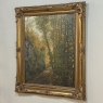 19th Century Framed Oil Painting on Canvas