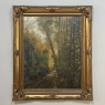 19th Century Framed Oil Painting on Canvas