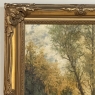 19th Century Framed Oil Painting on Canvas