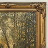 19th Century Framed Oil Painting on Canvas