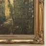 19th Century Framed Oil Painting on Canvas