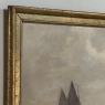 Antique Framed Nautical Oil Painting on Panel ~ Signed