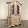 Grand 18th Century Dutch Bookcase ~ China Cabinet in Stripped Oak