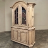 Grand 18th Century Dutch Bookcase ~ China Cabinet in Stripped Oak