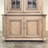Grand 18th Century Dutch Bookcase ~ China Cabinet in Stripped Oak