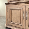Grand 18th Century Dutch Bookcase ~ China Cabinet in Stripped Oak
