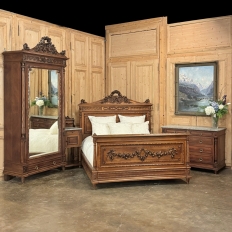 19th Century French Louis XVI Walnut Armoire