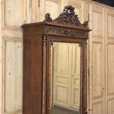 19th Century French Louis XVI Walnut Armoire
