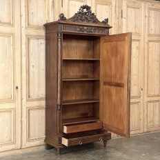 19th Century French Louis XVI Walnut Armoire