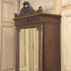 19th Century French Louis XVI Walnut Armoire