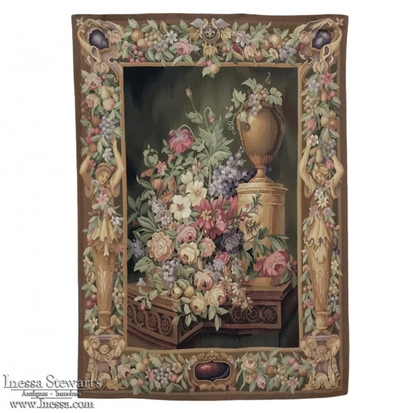 Aubusson Hand Made Wool Tapestry