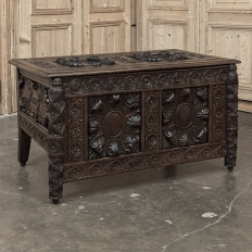 19th Century French Renaissance Trunk dated 1877