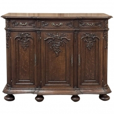 19th Century Liegoise Louis XIV Three Door Buffet