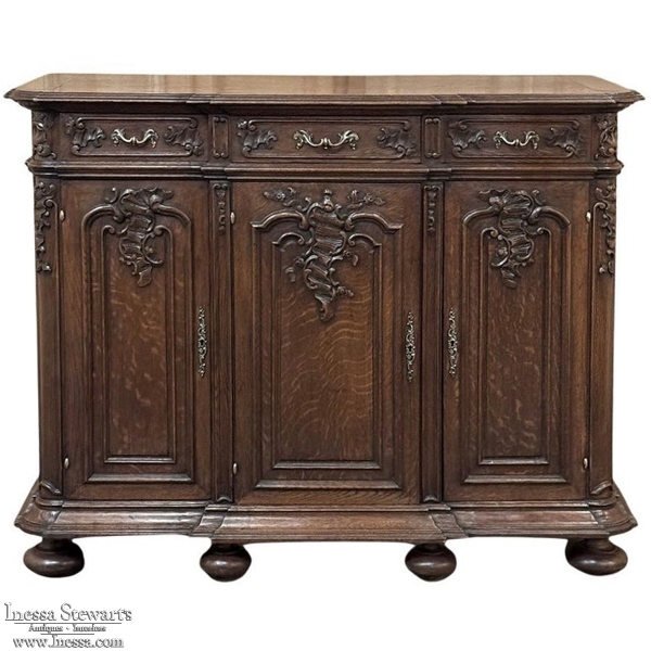 19th Century Liegoise Louis XIV Three Door Buffet