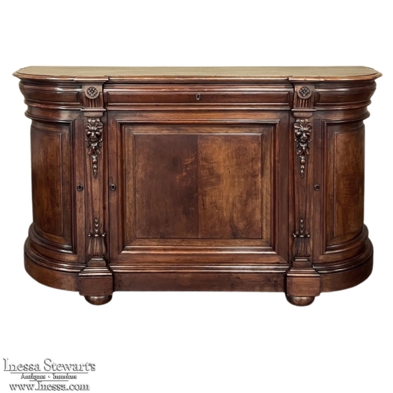 19th Century French Henri II Walnut Buffet