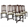 Set of 6 Antique Liegoise Louis XIV Dining Chairs